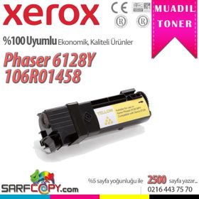 Xerox Phaser 6128-106R01458 Sarı Muadil Toner