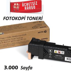 Xerox Phaser 6500-106R01604 Siyah Toner Chip