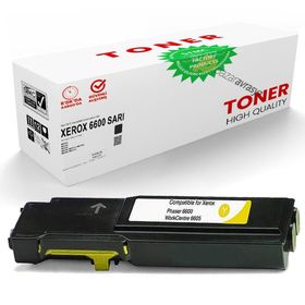 Xerox Phaser 6600-106R02235 Sarı Yüksek Kapasiteli Muadil Toner