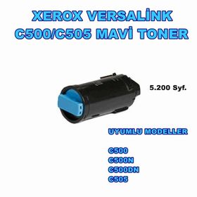 Xerox Versalink C500-106R03881 Mavi Muadil Toner