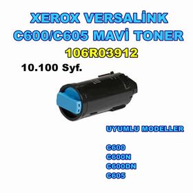 Xerox Versalink C600-106R03912 Mavi Muadil Toner