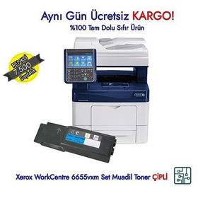 Xerox WorkCentre 6655-106R02752 Mavi Muadil Toner