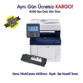 Xerox WorkCentre 6655-106R02755 Siyah Muadil Toner