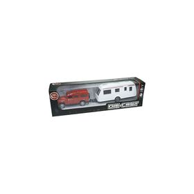 XFD1002 Kutulu Karavan Çeken Die Cast Oyuncak Araba
