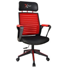 XFly 2395D0545 Kırmızı File Plastik Ayaklı Oyuncu Koltuğu