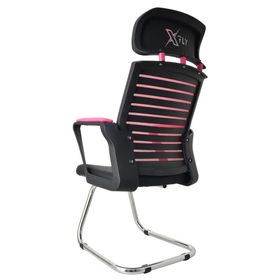 XFly 2400J0545 Pembe File Metal Ayaklı Oyuncu Koltuğu