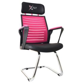 XFly 2400J0545 Pembe File Metal Ayaklı Oyuncu Koltuğu