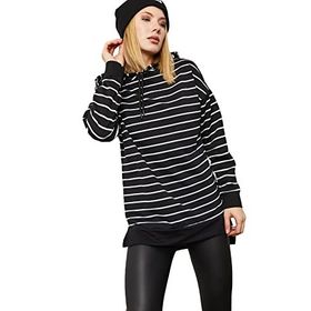 Xhan 0YZK8-10532 Beyaz Siyah Kadın Sweatshirt