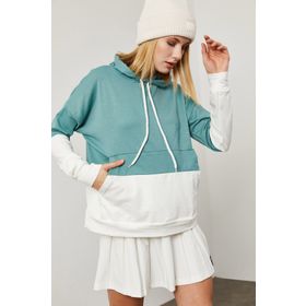 Xhan 58 0YZK8-10531 Kadın Parçalı Sweatshirt