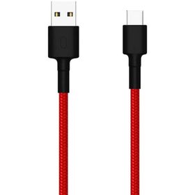 Xiaomi Kırmızı 100 cm Örgülü USB Type C Kablo