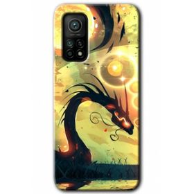 Xiaomi Mi 10 T 10 Pro Hd Desen Baskılı Digital Dragon Arka Kapak Kılıf