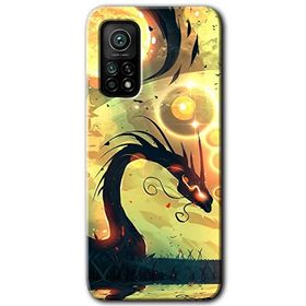Xiaomi Mi 10 T 10 Pro Hd Desen Baskılı Digital Dragon Arka Kapak Kılıf