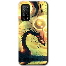 Xiaomi Mi 10 T 10 Pro Hd Desen Baskılı Digital Dragon Arka Kapak Kılıf