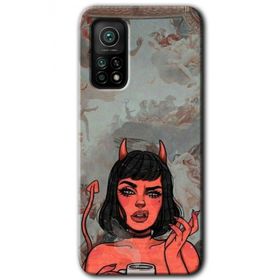 Xiaomi Mi 10 T Hd Desen Baskılı Devil Girl Arka Kapak Kılıf
