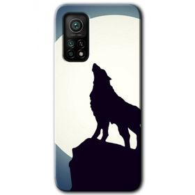 Xiaomi Mi 10 T Hd Desen Baskılı Dolunay Bozkurt Arka Kapak Kılıf