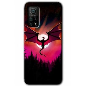 Xiaomi Mi 10 T Hd Desen Baskılı Dragon Night Arka Kapak Kılıf