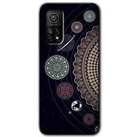 Xiaomi Mi 10 T Hd Desen Baskılı Gezegen Döngüsü Arka Kapak Kılıf