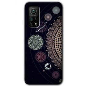 Xiaomi Mi 10 T Hd Desen Baskılı Gezegen Döngüsü Arka Kapak Kılıf