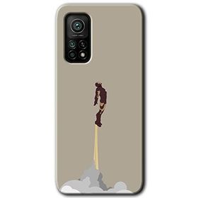 Xiaomi Mi 10 T Hd Desen Baskılı İronman Airport Arka Kapak Kılıf