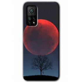 Xiaomi Mi 10 T Hd Desen Baskılı Kanlı Ay Arka Kapak Kılıf