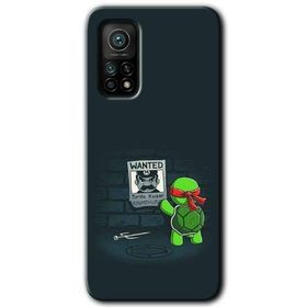 Xiaomi Mi 10 T Hd Desen Baskılı Kaplumbağa Avcısı Arka Kapak Kılıf