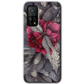 Xiaomi Mi 10 T Hd Desen Baskılı Kelebek Ömrü Arka Kapak Kılıf
