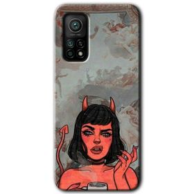 Xiaomi Mi 10 T Hd Desen Baskılı Mat Çiçek Arka Kapak Kılıf