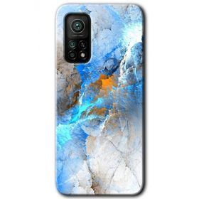 Xiaomi Mi 10 T Hd Desen Baskılı Mavi Buzul Arka Kapak Kılıf