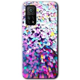Xiaomi Mi 10 T Hd Desen Baskılı Mosaic Fragments Colorfull Arka Kapak Kılıf
