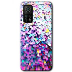 Xiaomi Mi 10 T Hd Desen Baskılı Mosaic Fragments Colorfull Arka Kapak Kılıf