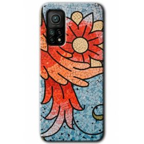 Xiaomi Mi 10 T Hd Desen Baskılı Mozaik Çiçek Arka Kapak Kılıf