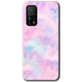 Xiaomi Mi 10 T Hd Desen Baskılı Pembe Duman Arka Kapak Kılıf