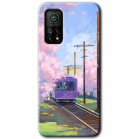 Xiaomi Mi 10 T Hd Desen Baskılı Rails Paint Arka Kapak Kılıf