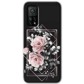 Xiaomi Mi 10 T Hd Desen Baskılı Retro Çiçek 1 Arka Kapak Kılıf