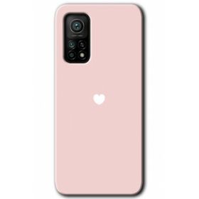 Xiaomi Mi 10 T Hd Desen Baskılı Sade Kalp Arka Kapak Kılıf