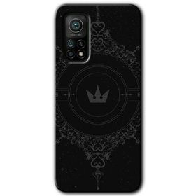 Xiaomi Mi 10 T Hd Desen Baskılı Siyah Mandala 1 Arka Kapak Kılıf