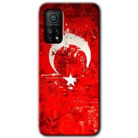 Xiaomi Mi 10 T Pro Hd Desen Baskılı Albayrak 2 Arka Kapak Kılıf