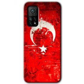 Xiaomi Mi 10 T Pro Hd Desen Baskılı Albayrak 2 Arka Kapak Kılıf