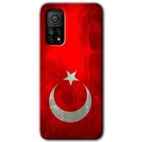 Xiaomi Mi 10 T Pro Hd Desen Baskılı Albayrak Arka Kapak Kılıf