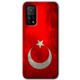Xiaomi Mi 10 T Pro Hd Desen Baskılı Albayrak Arka Kapak Kılıf