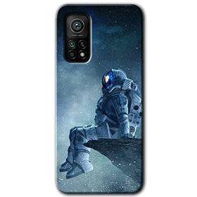 Xiaomi Mi 10 T Pro Hd Desen Baskılı Astronot Yalnızlığı Arka Kapak Kılıf