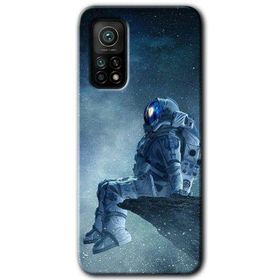 Xiaomi Mi 10 T Pro Hd Desen Baskılı Astronot Yalnızlığı Arka Kapak Kılıf