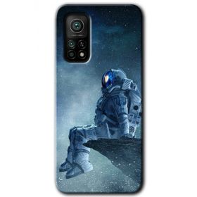 Xiaomi Mi 10 T Pro Hd Desen Baskılı Astronot Yalnızlığı Arka Kapak Kılıf
