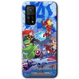 Xiaomi Mi 10 T Pro Hd Desen Baskılı Avengers Cartoon Arka Kapak Kılıf