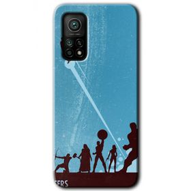 Xiaomi Mi 10 T Pro Hd Desen Baskılı Avengers Team Arka Kapak Kılıf