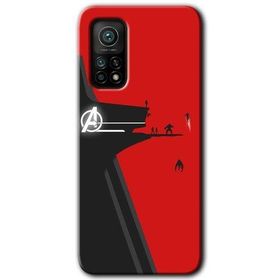 Xiaomi Mi 10 T Pro Hd Desen Baskılı Avengers Tower Arka Kapak Kılıf