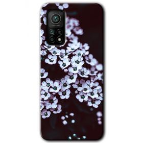 Xiaomi Mi 10 T Pro Hd Desen Baskılı Beyaz Çiçek Arka Kapak Kılıf