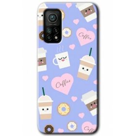Xiaomi Mi 10 T Pro Hd Desen Baskılı Coffee Cake Arka Kapak Kılıf