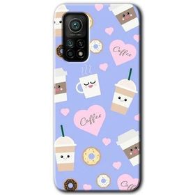 Xiaomi Mi 10 T Pro Hd Desen Baskılı Coffee Cake Arka Kapak Kılıf