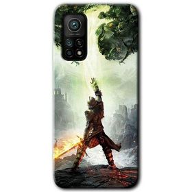 Xiaomi Mi 10 T Pro Hd Desen Baskılı Dragon Hunter Arka Kapak Kılıf